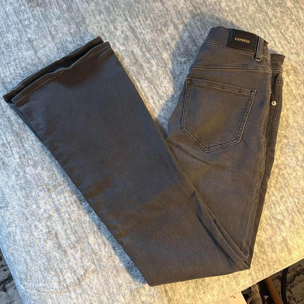Express High Rise Flare Jeans